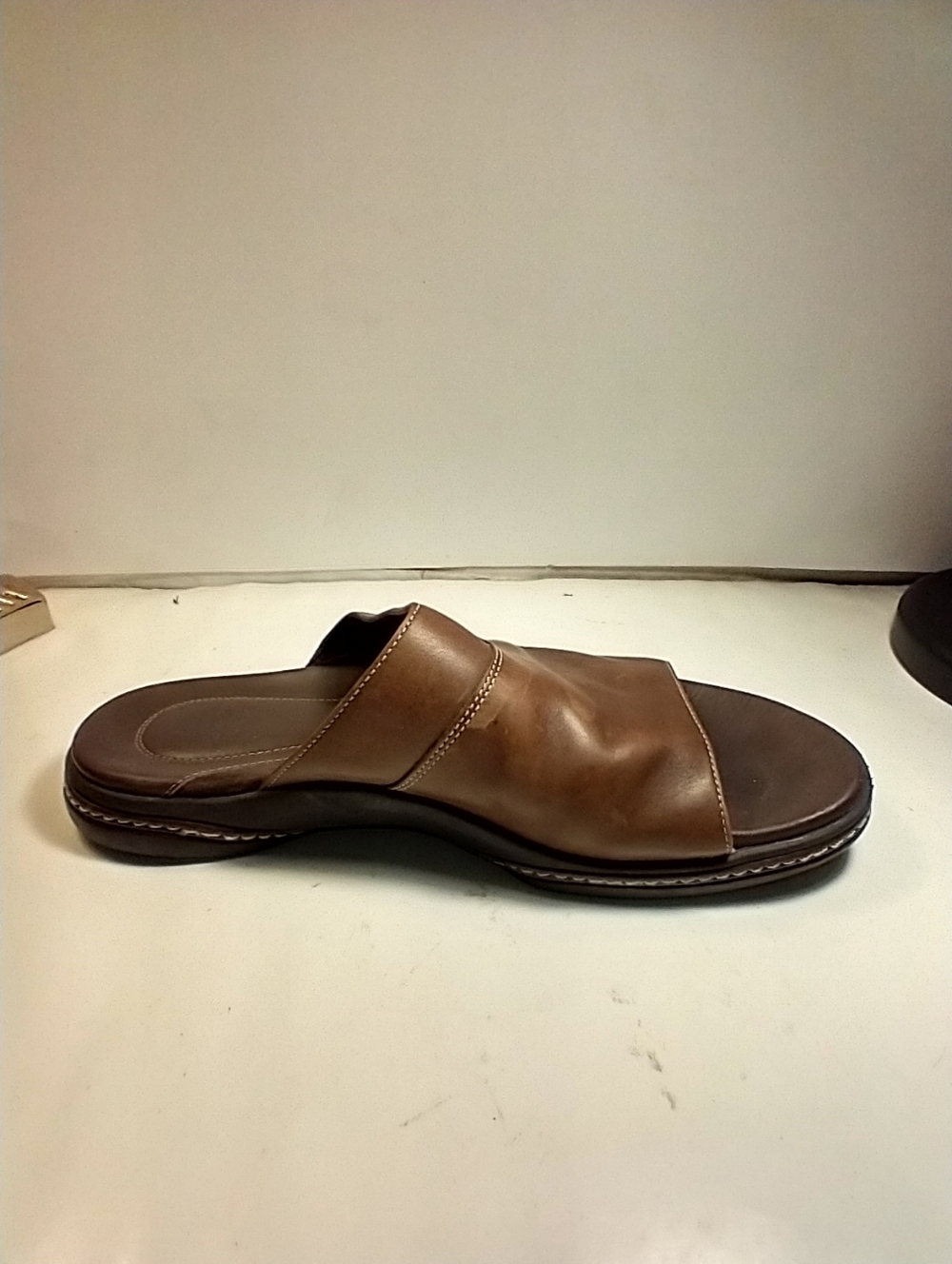 Cole Haan Brown Leather Casual Slide Sandals Men's sz 10.5M. - Picture 7 of 12